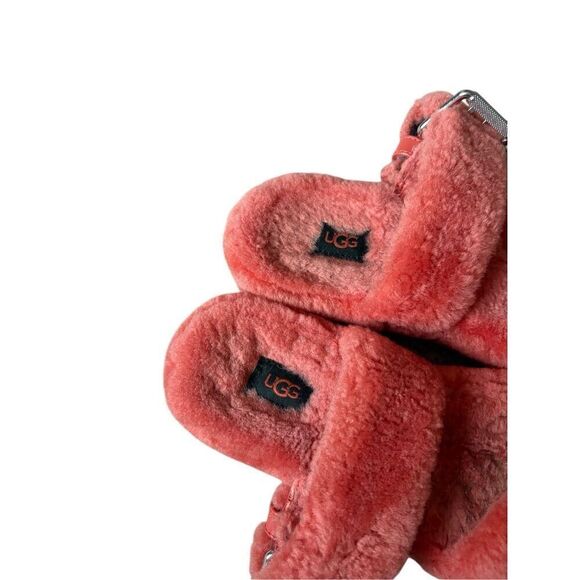 UGG Fuzz Yeah Slippers size 9 Orange - Picture 5 of 11
